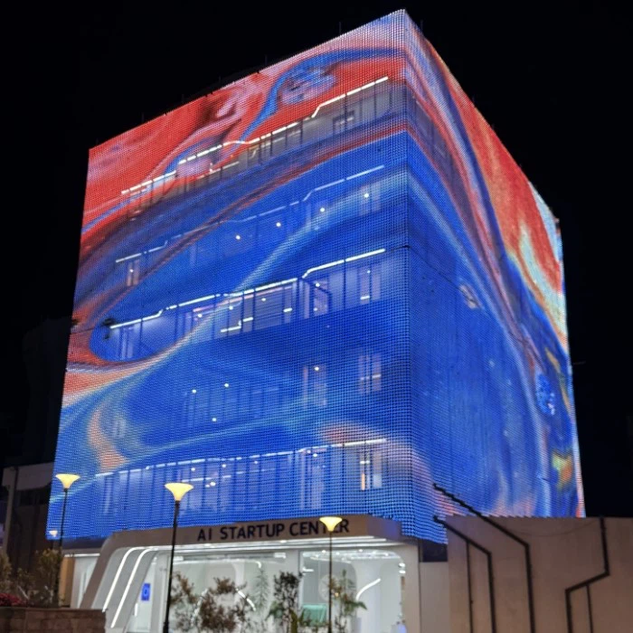 mesh facade light mesh facade light
