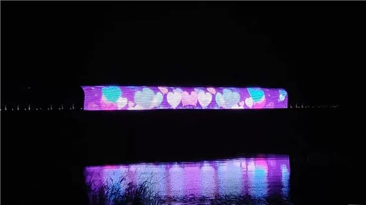 DMX RGB Led Mesh Video Curtain Net LED Dot Pixel Led Curtain Wall Point Light