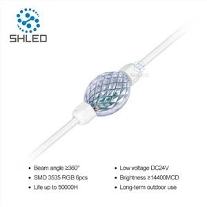 3D Crystal Disco Light Pakabukas DMX Led Pixel Ball